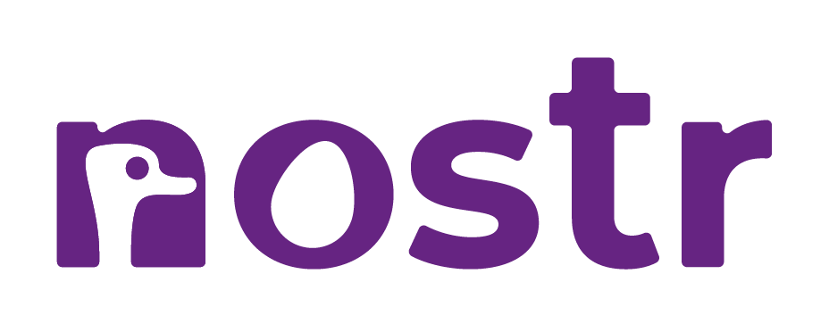 Nostr‑Logo (lila, transparent)